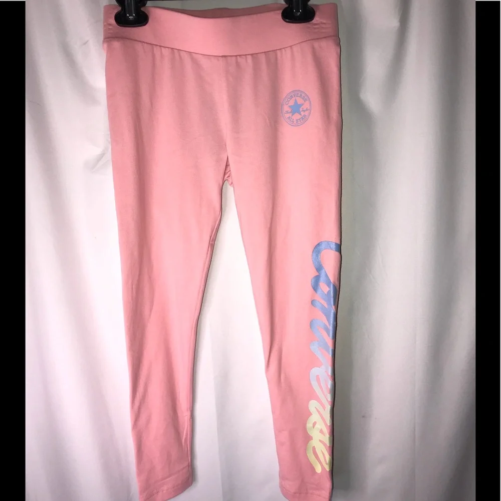 Converse pink leggings